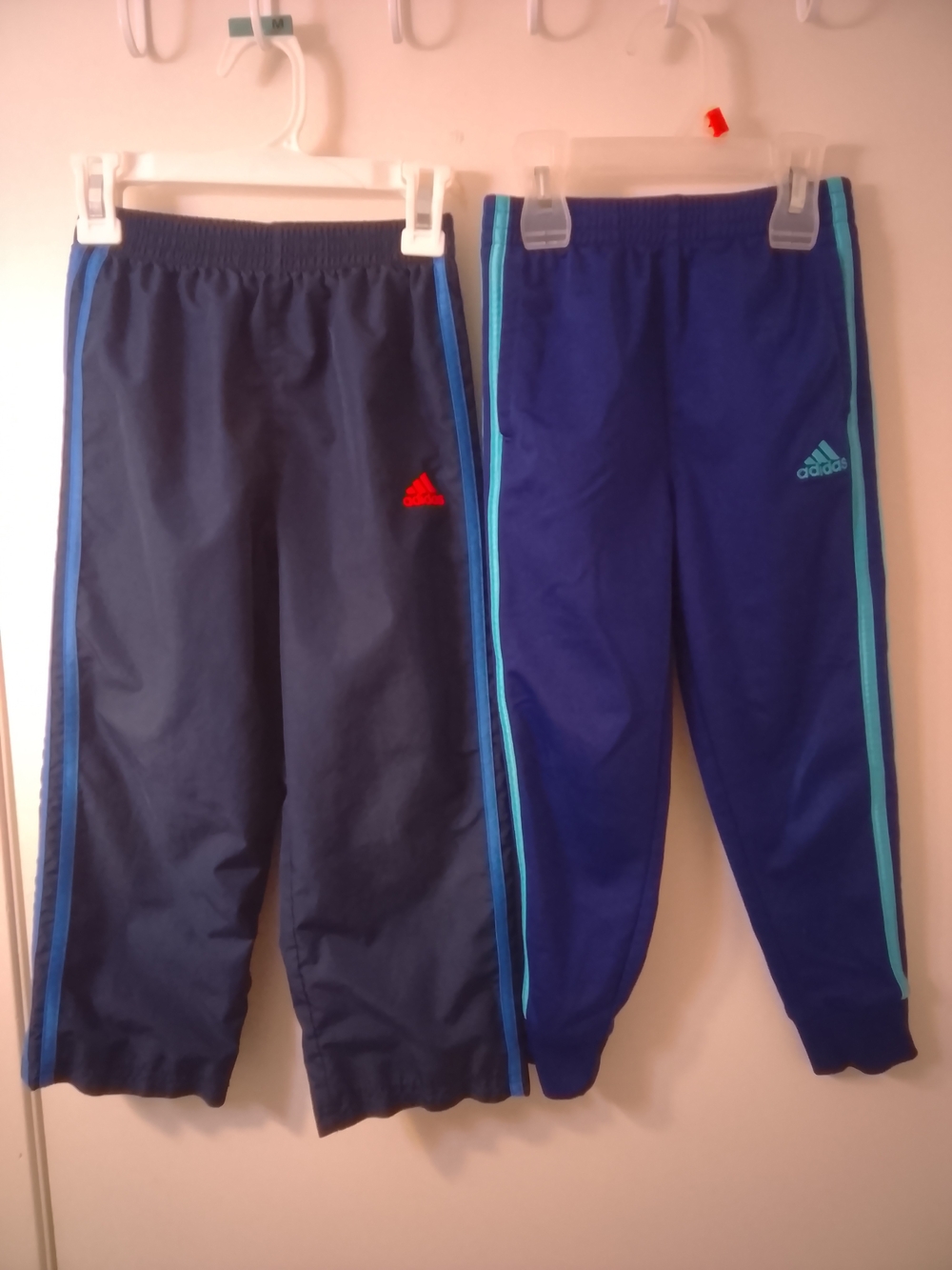 Adidas Kids' Blue Athletic Track Pants - Bundle Of 2